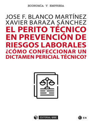 cover image of El perito técnico en prevención de riesgos laborales